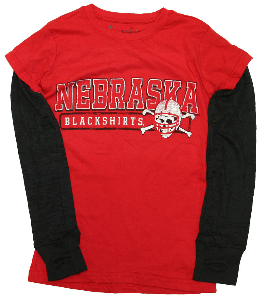W. L/S RED BLACKSHIRTS TEE