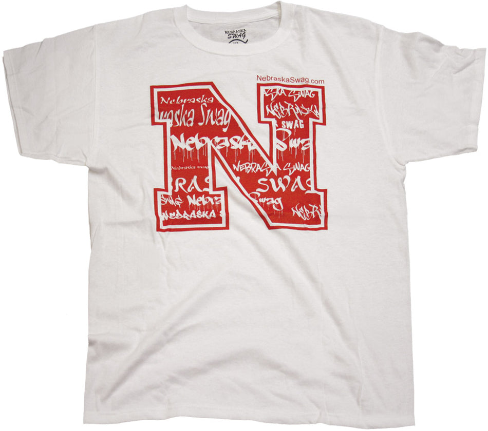 WHT NEB SWAG RED N S/S TEE