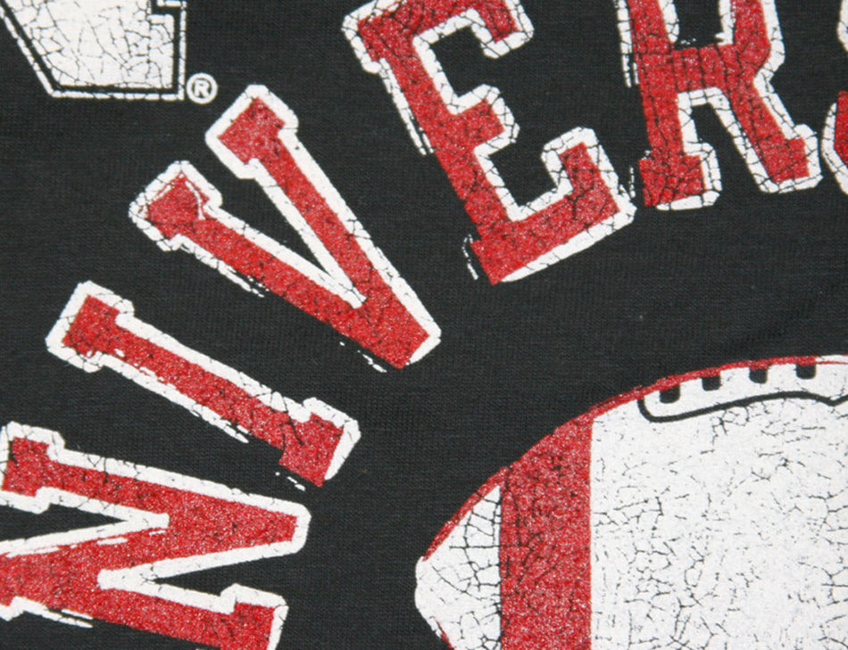 VERTICAL HUSKER L/S BLK TEE
