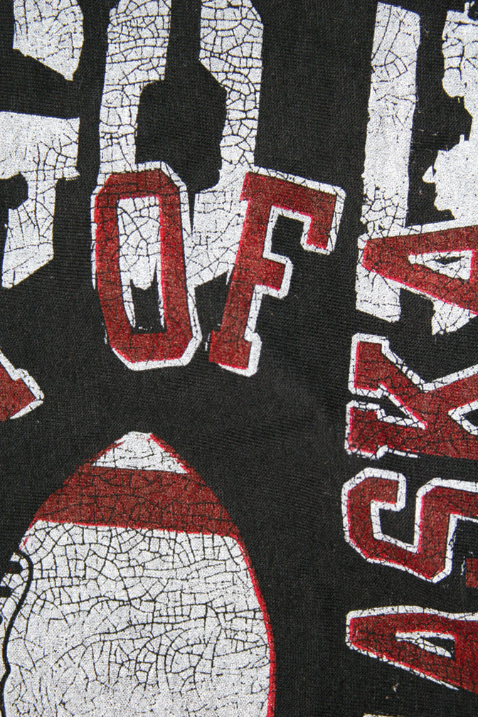 RS VERT GO BIG RED BLK TEE