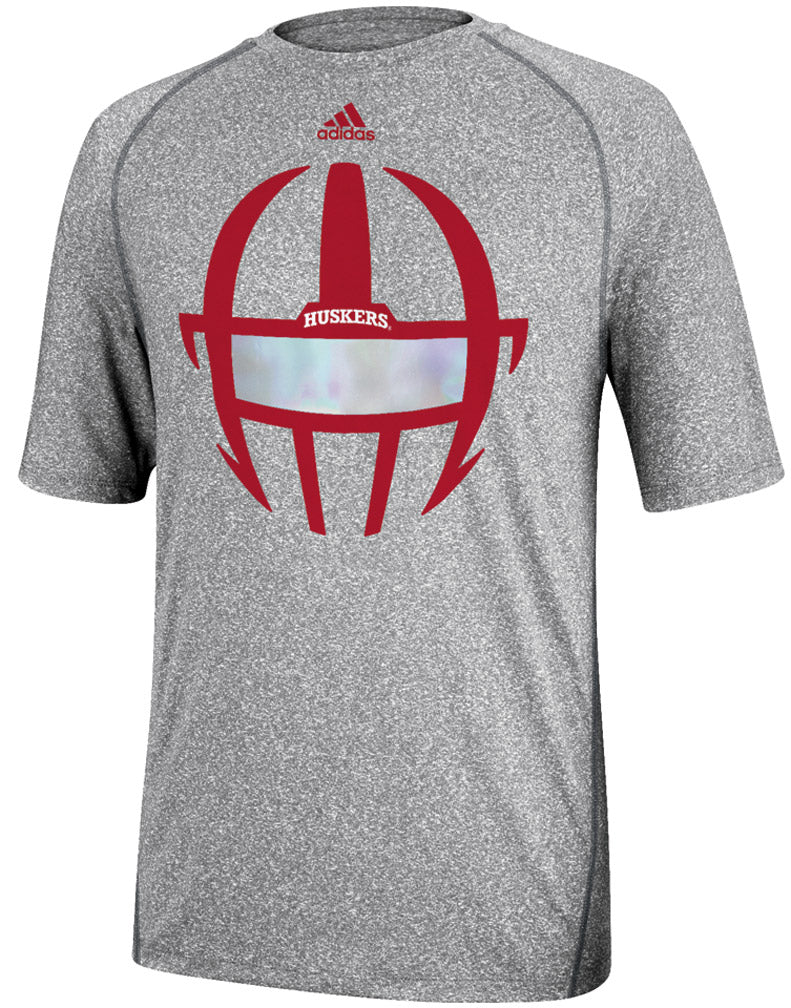 Adidas Grey Short Sleeve Foil Helmet Tee