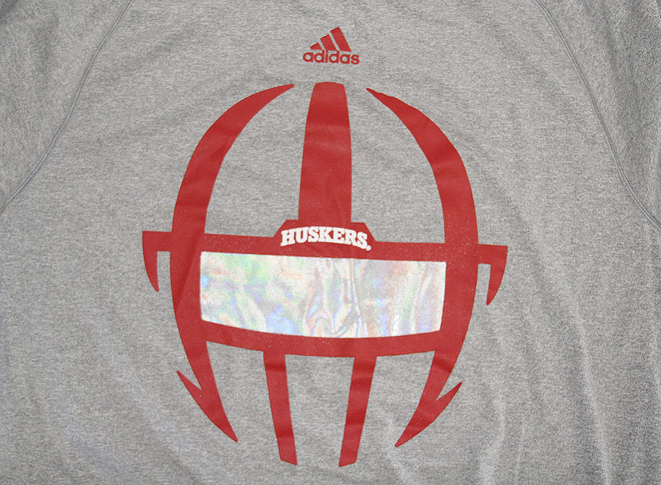 Adidas Grey Short Sleeve Foil Helmet Tee