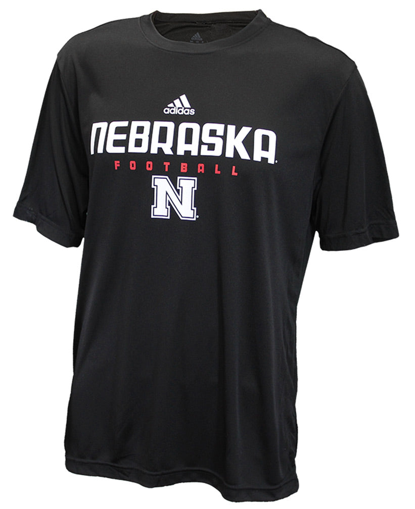 Adidas Black Climalite Short Sleeve Football Tee