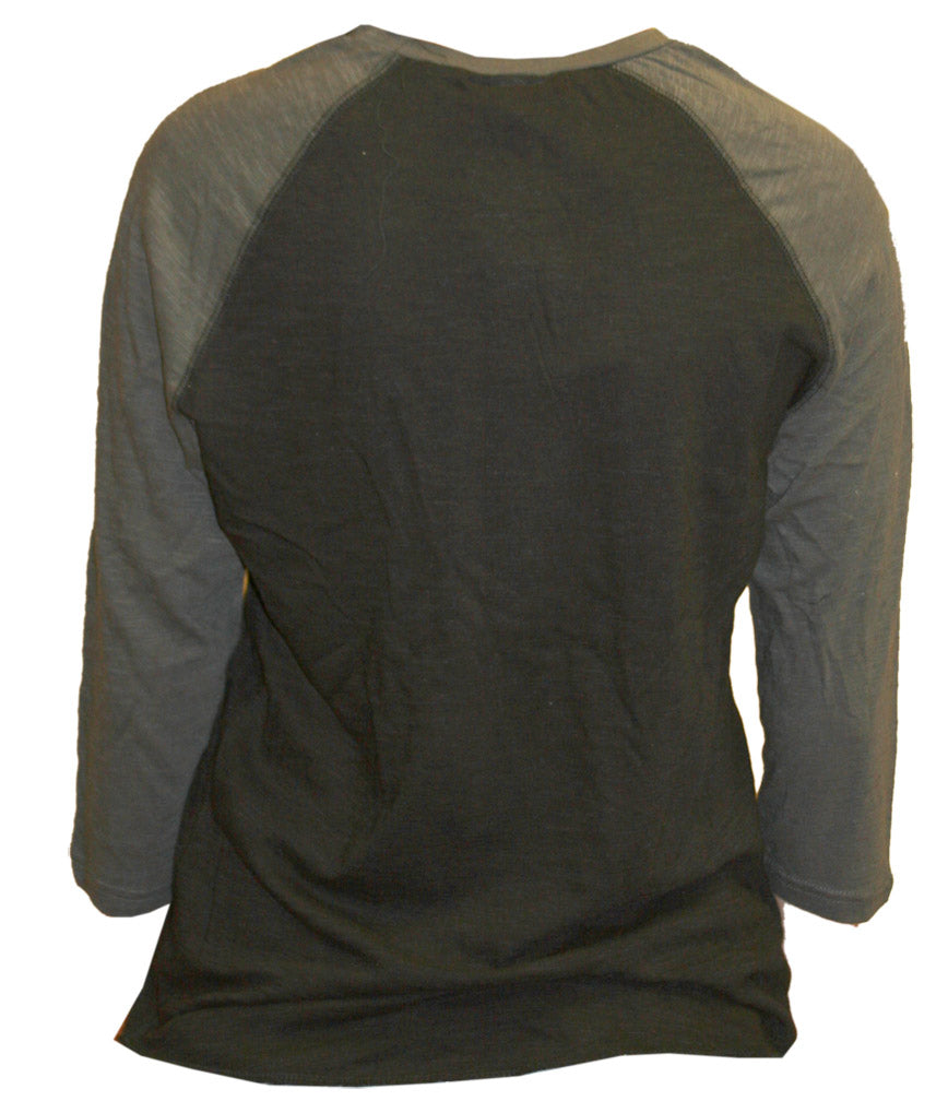 Charcoal Raglan Blackshirts 3/4 Sleeve