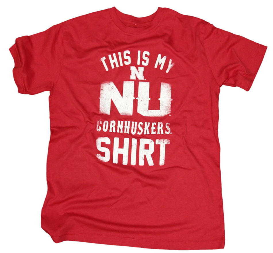 This Is My NU Cornhuskers Shirt in Red