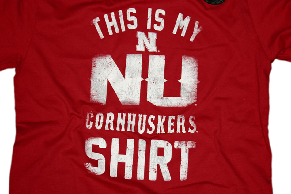 This Is My NU Cornhuskers Shirt in Red