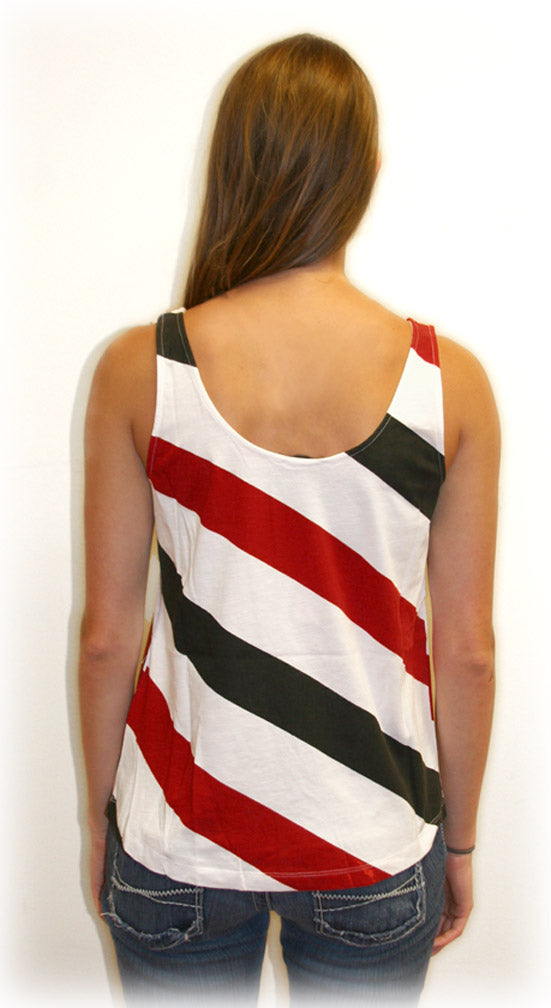 Diagonal Striped Tank