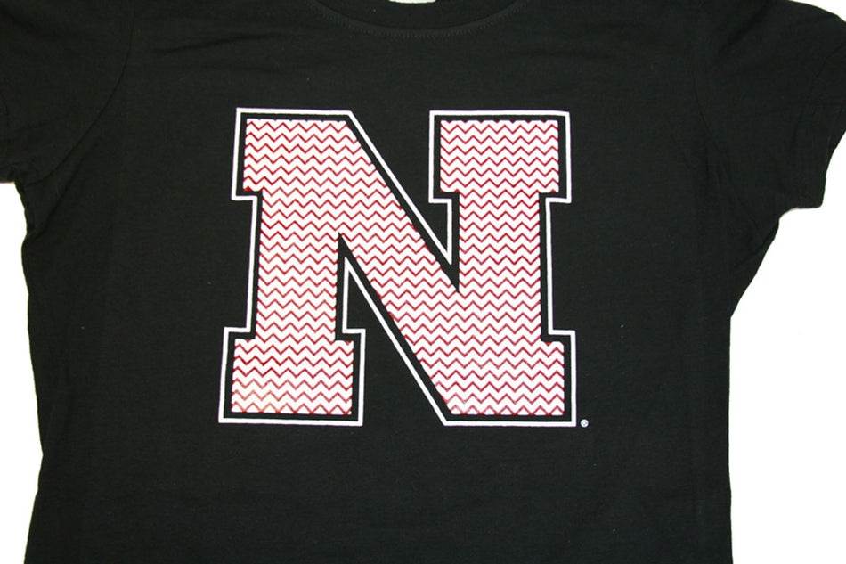 Black Chevron N Tee