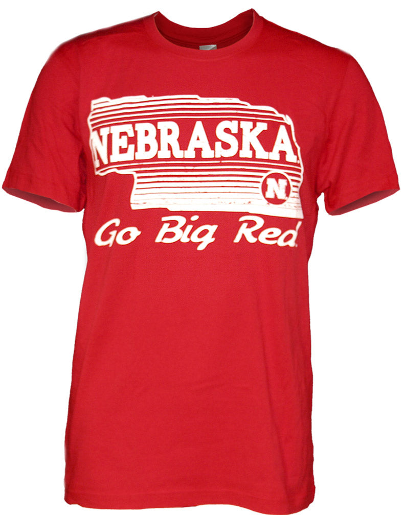 Nebraska State Red Tee