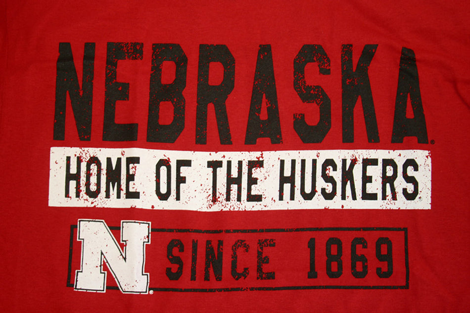 Home of the Huskers Red Tee