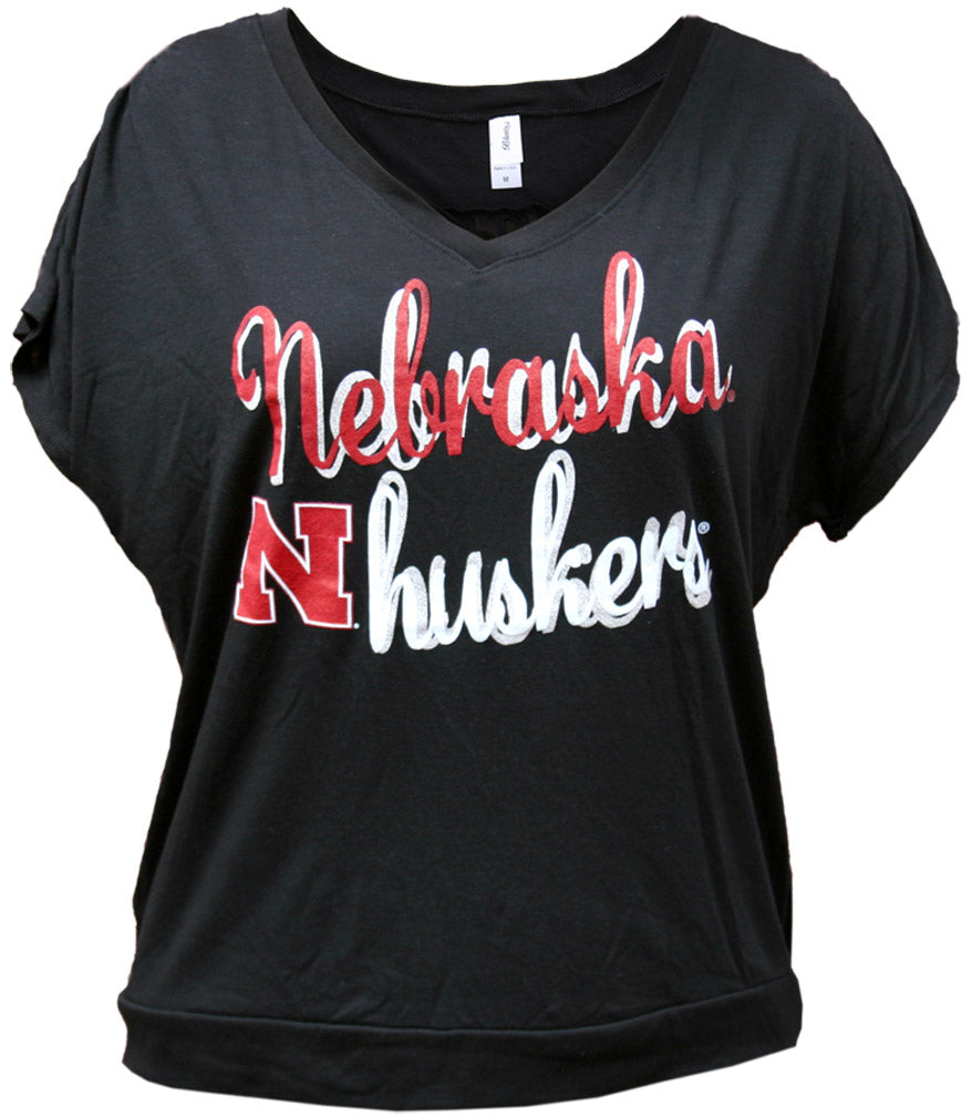 Womens Black Chiffon
