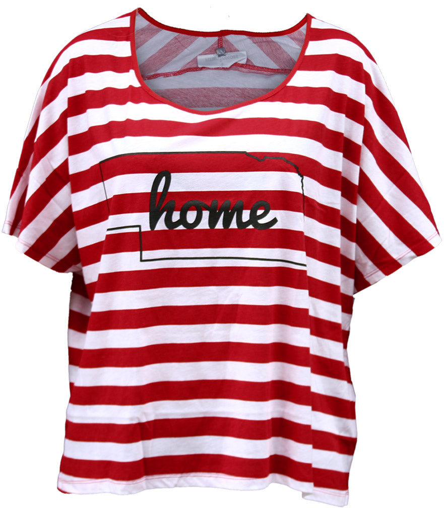 Womens Love Nebraska Dolman Tee