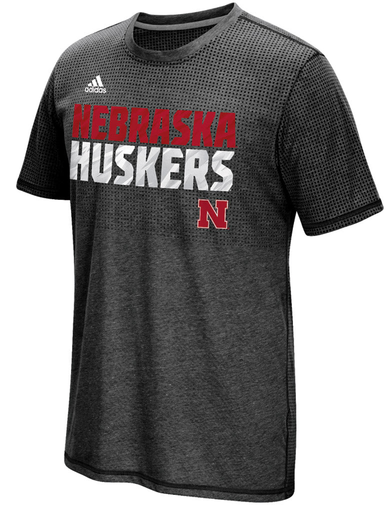 Adidas Aero Knit Huskers Energy Shock Sideline Tee - Black