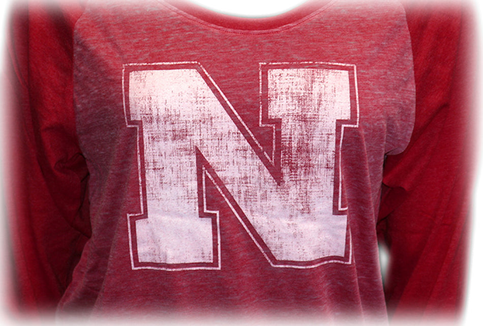 Husker Red Gemini Long Sleeve Banded Tee