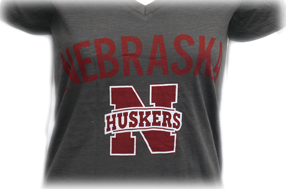 Arched Nebraska VNeck Tee