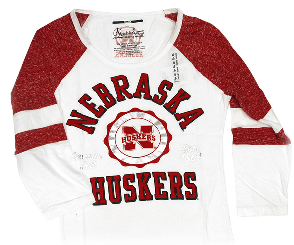 Nebraska Huskers Football Foil Bishop Tee