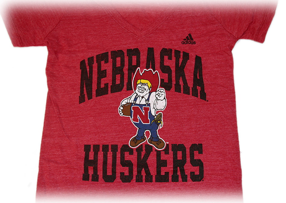 Adidas Womens Herbie Huskers Tri Vneck Tee