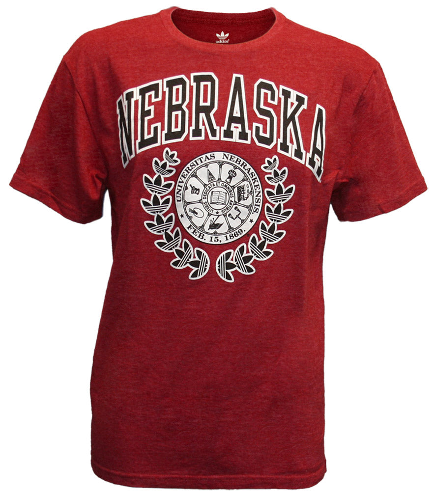 Red Adidas Crest Tee