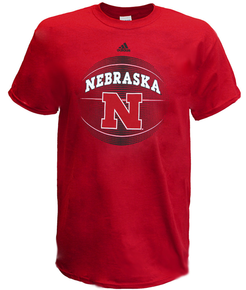 Adidas N Nebraska High Scorer Cager Tee