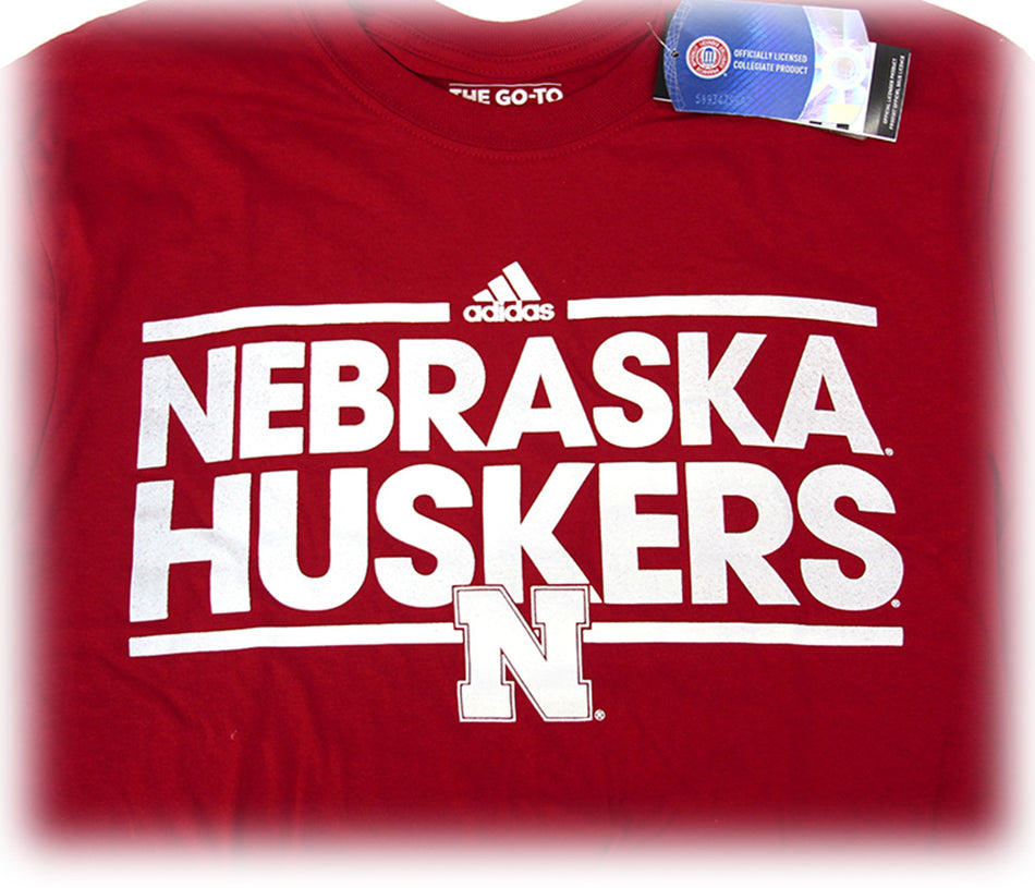 Adidas Nebraska Huskers Dassler LS Tee