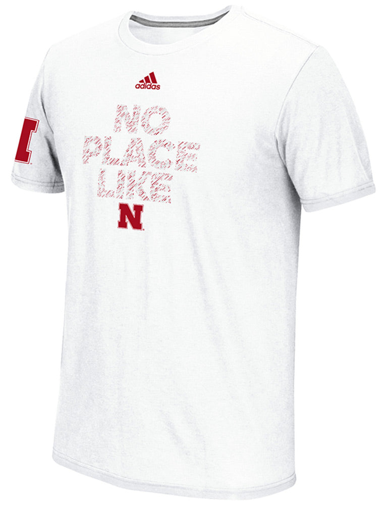 Adidas No Place Like Nebraska Performance Tee