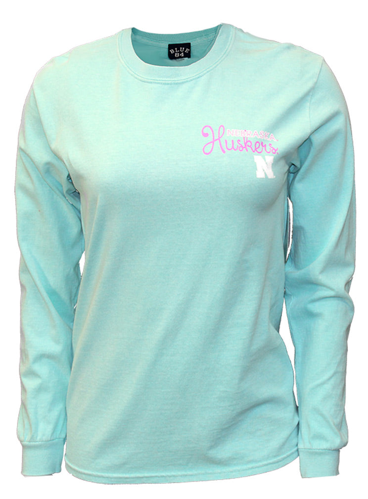 Carribean Love Floral Nebraska Huskers Tee