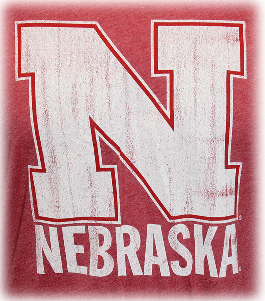Distressed Nebraska Iron N Tee