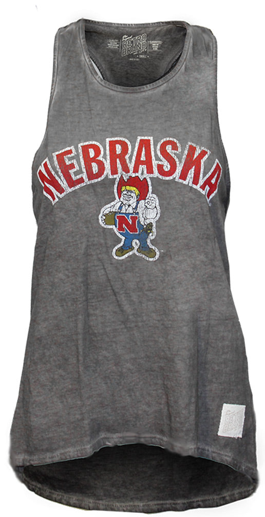 Ladies Oil Washed Nebraska Herbie Tank