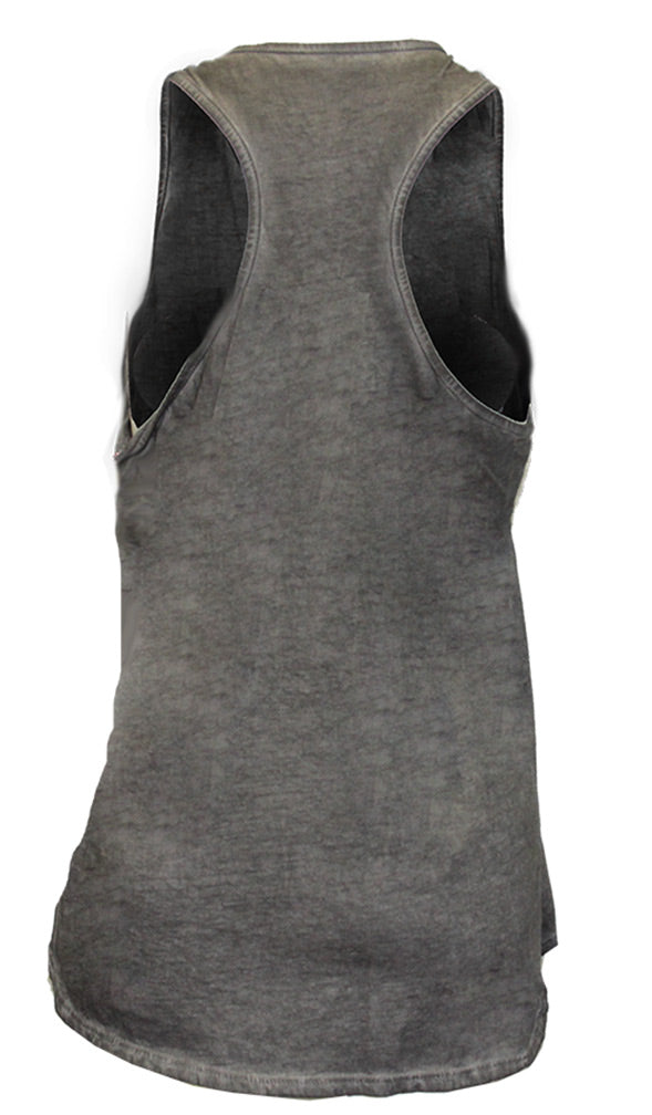 Ladies Oil Washed Nebraska Herbie Tank