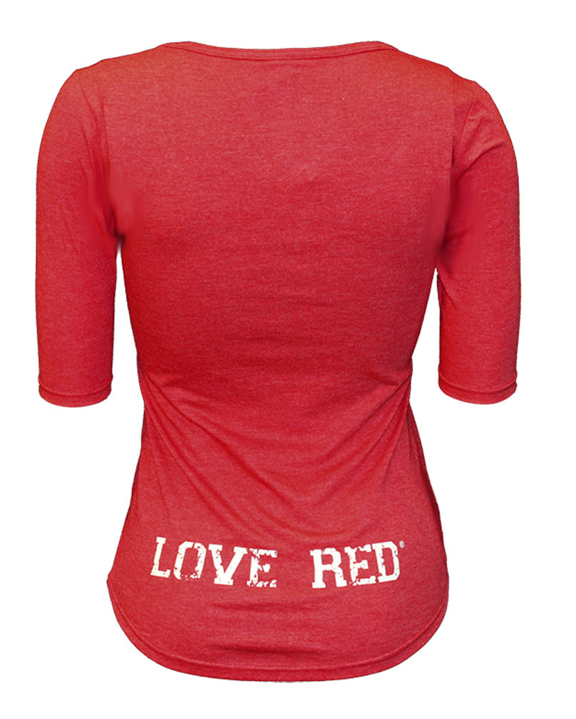 Womens Huskers Nebraska Volleyball Triblend