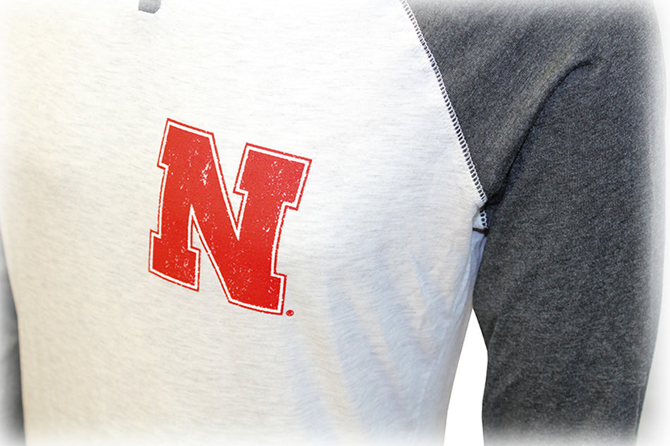 Grey Iron N Nebraska Henley