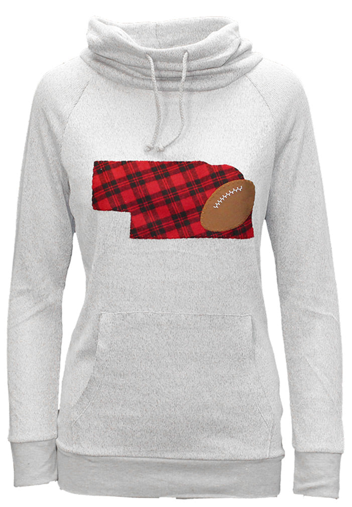 Nebraska State Cowl Hoodie