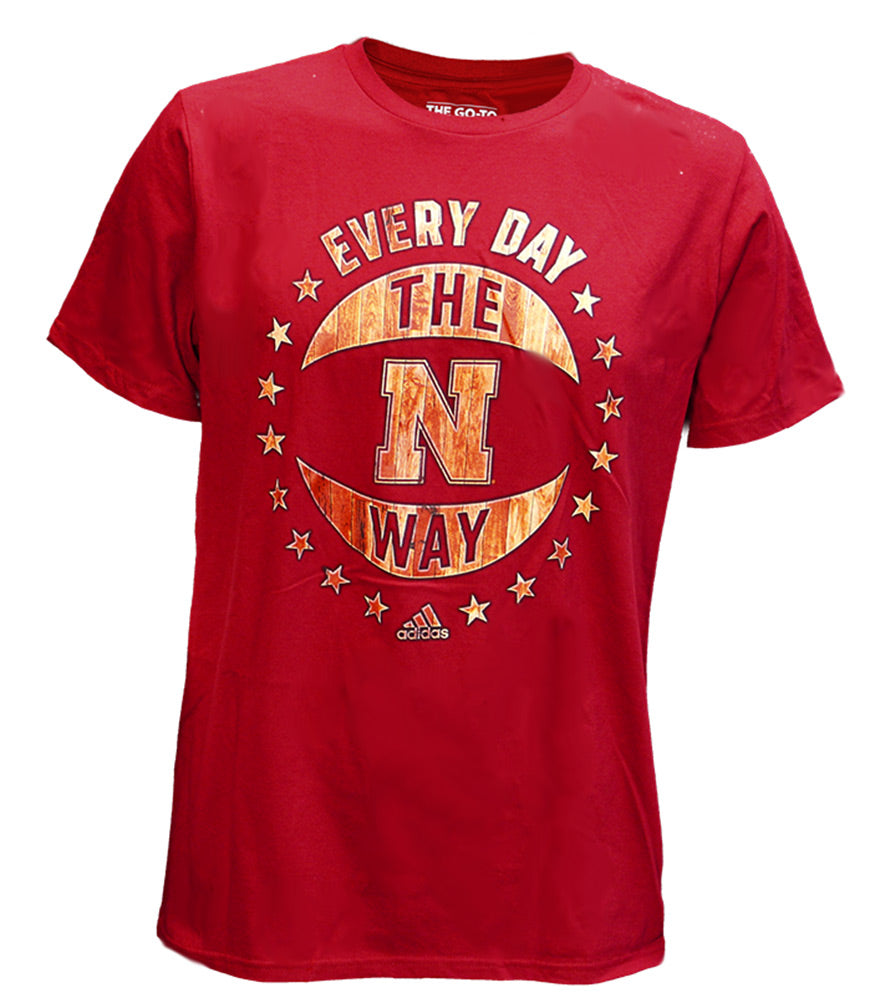 Adidas Nebraska Basketball Everyday Tee