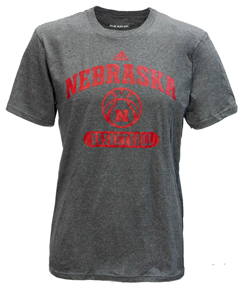 Adidas Nebraska Basketball Arch Tee