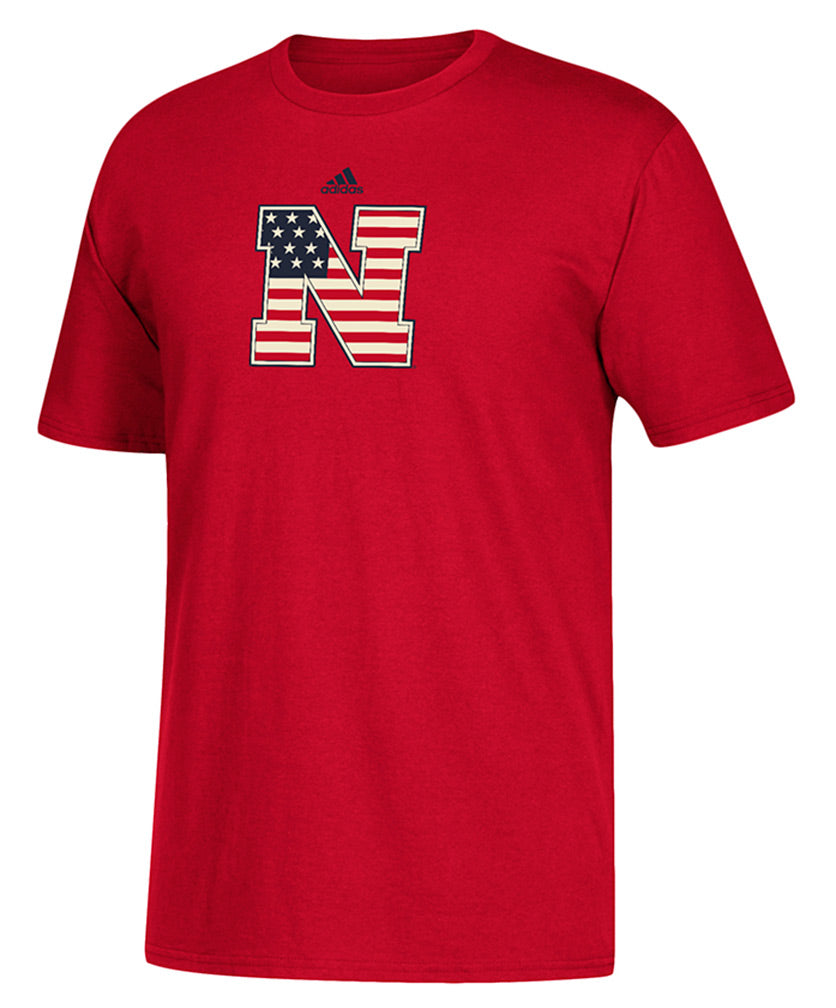 Adidas  Stars N Stripes Logo Tee - Red
