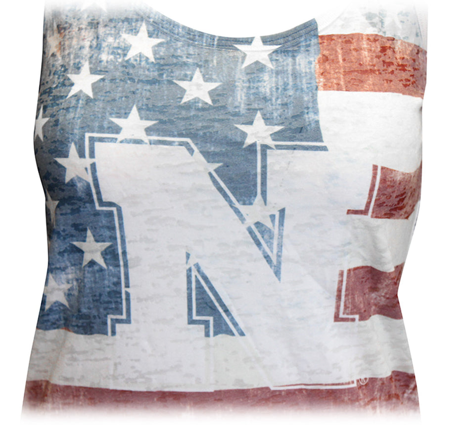 Yankee Doodle Husker Burnout Tank
