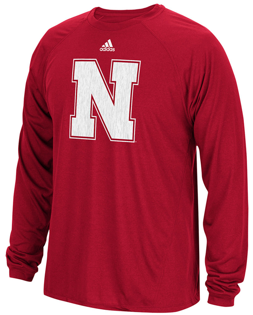 Adidas Nebraska Backbone Climalite Tee