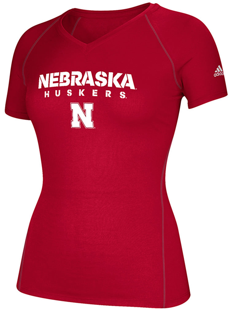 Adidas Husker Ladies Climalite Sideline Tee