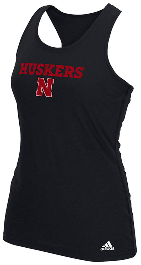 Adidas Nebraska Gals Sideline Split Tank