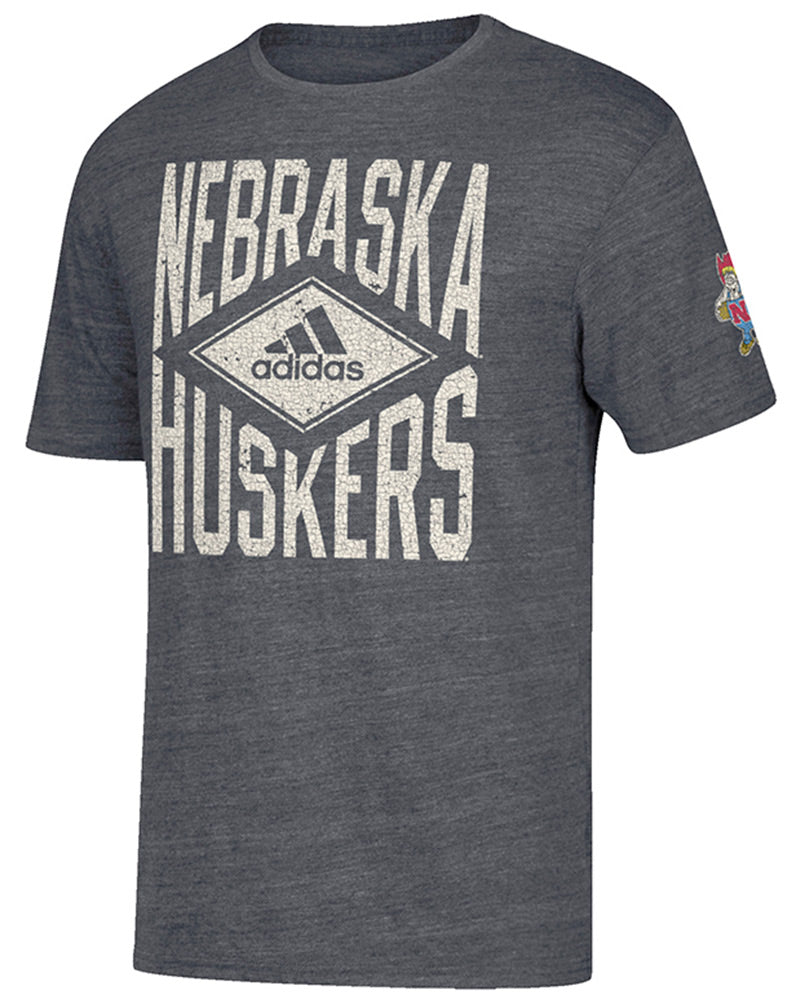 Adidas Nebraska Huskers  Diamond TriBlend Tee