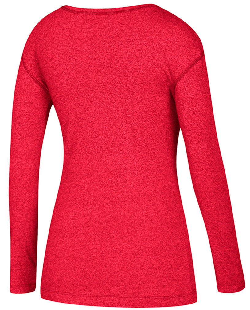 Adidas Ladies Husker Nation Stacked Bar Long Sleeve