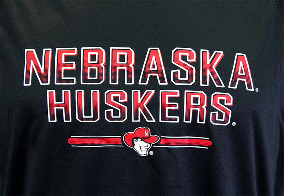 Black Training 2 SS Champ Nebraska Huskers Tee