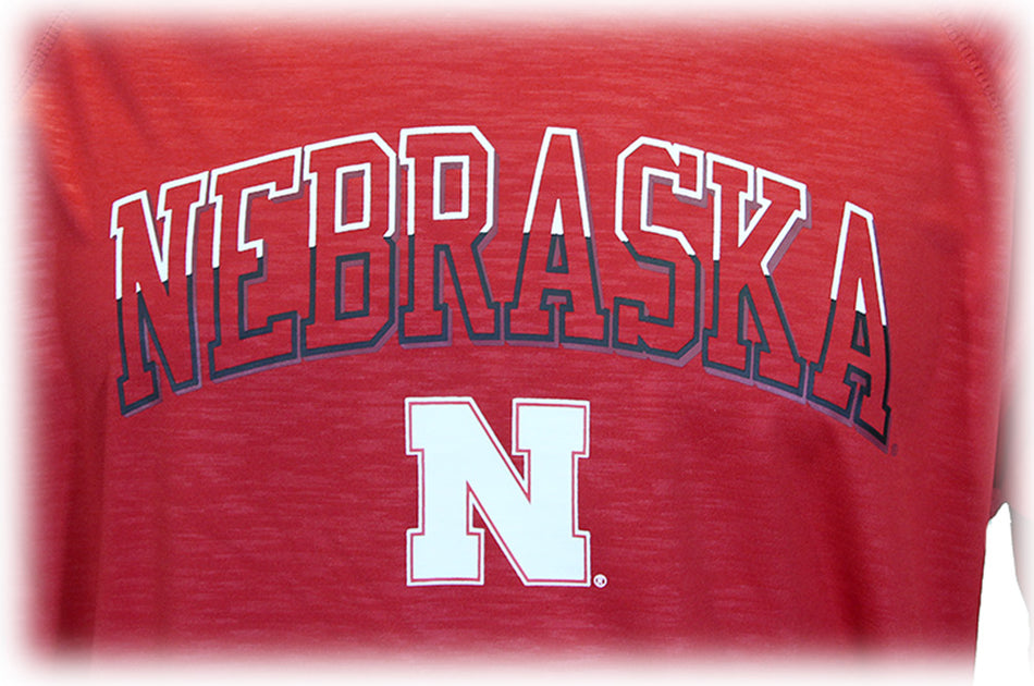 Nebraska Faded Arch Tee
