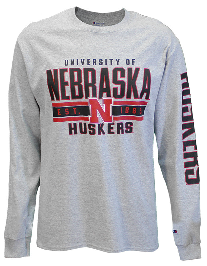 Jersey University of Nebraska Outline LS Tee