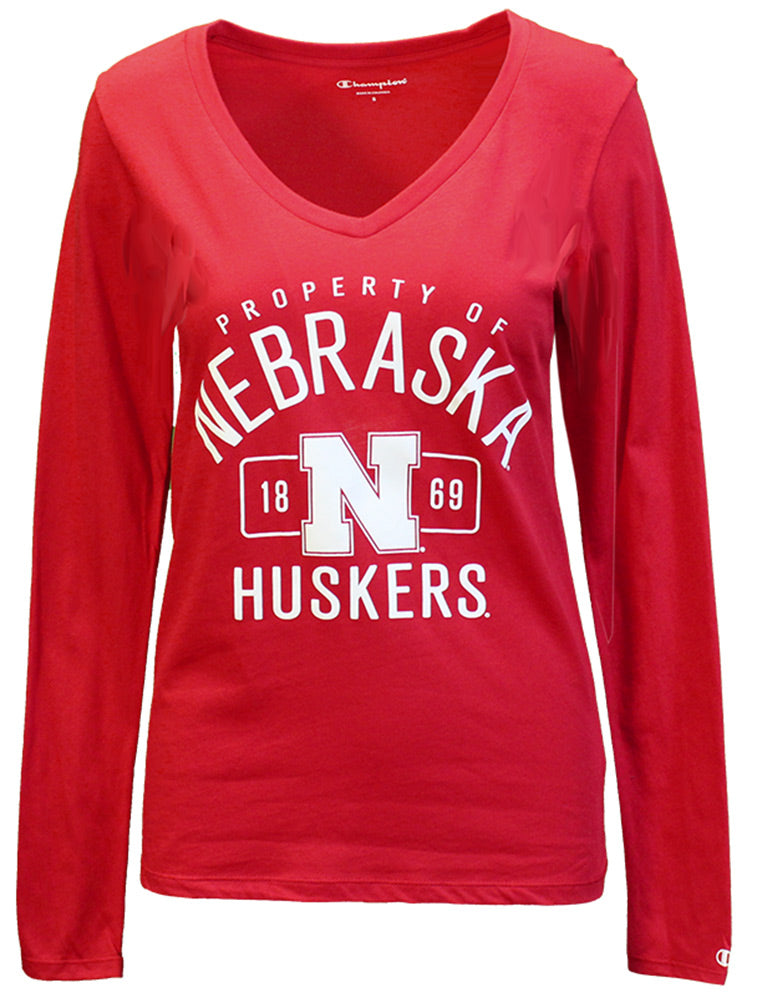 Nebraska 1869 VNeck Sally Tee