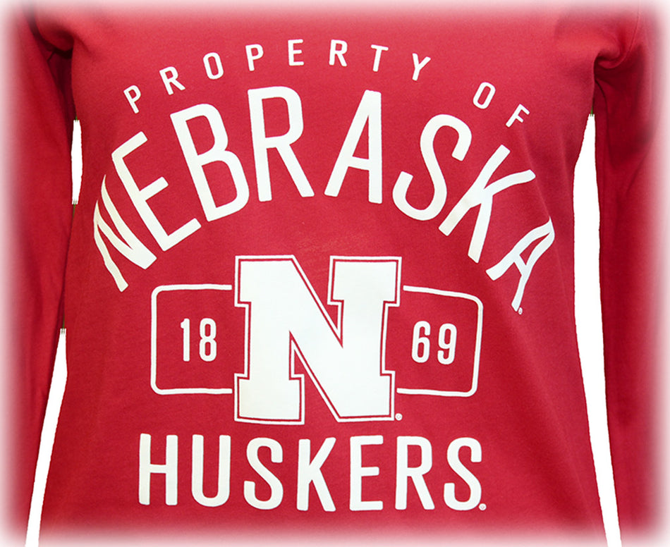Nebraska 1869 VNeck Sally Tee