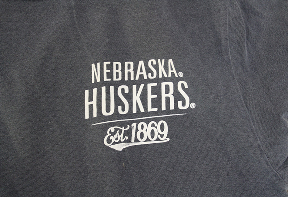 Peri Huskers Established Shield Tee