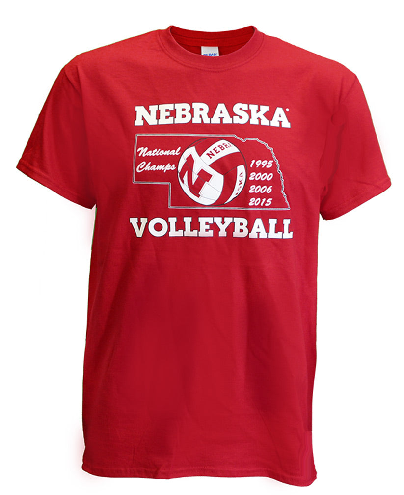Huskers National Champ Year Volleyball Tee