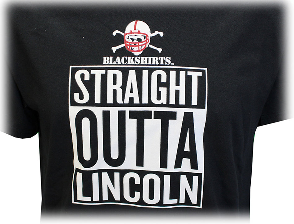 Straight Outta Lincoln Blackshirts Tee
