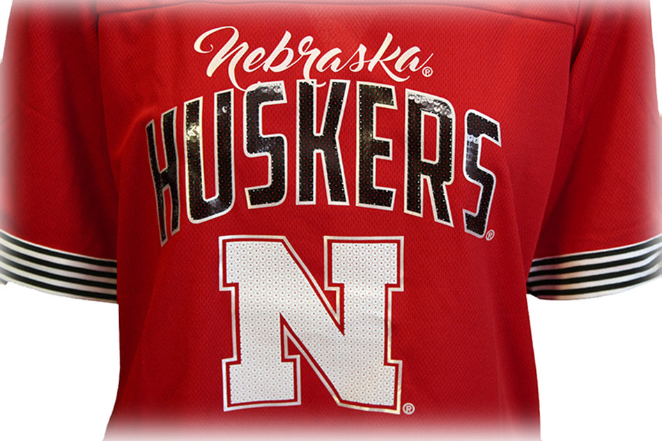Tie Sleeve Nebraska Huskers Tunic Jersey
